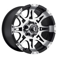Raceline 18x9 Raptor Black Machine 6x135 25 P/N: 982-89065+25