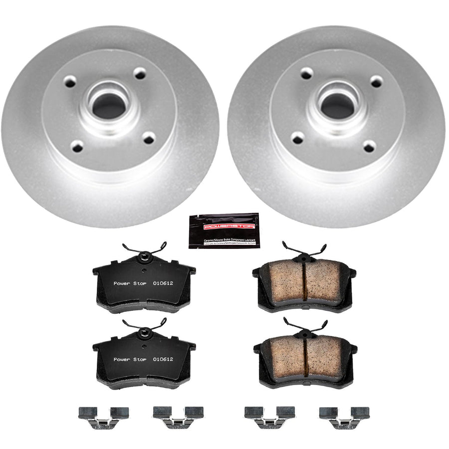Power Stop Z23 Evolution Geomet Coated Brake Kit For VW Golf, VW Cabrio, VW Jetta, VW Passat
