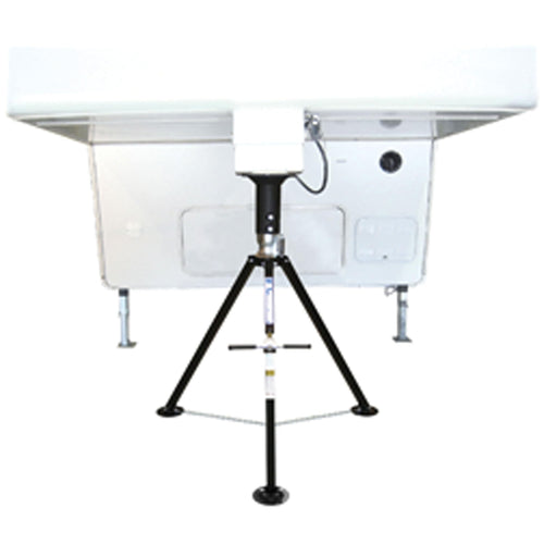 Classic Series BAL 25037 Gooseneck Tripod Stabilizing Jack with Extension Leg – Heavy-Duty RV Stabilizer for Gooseneck Trailers – Height Range 39" to 41"