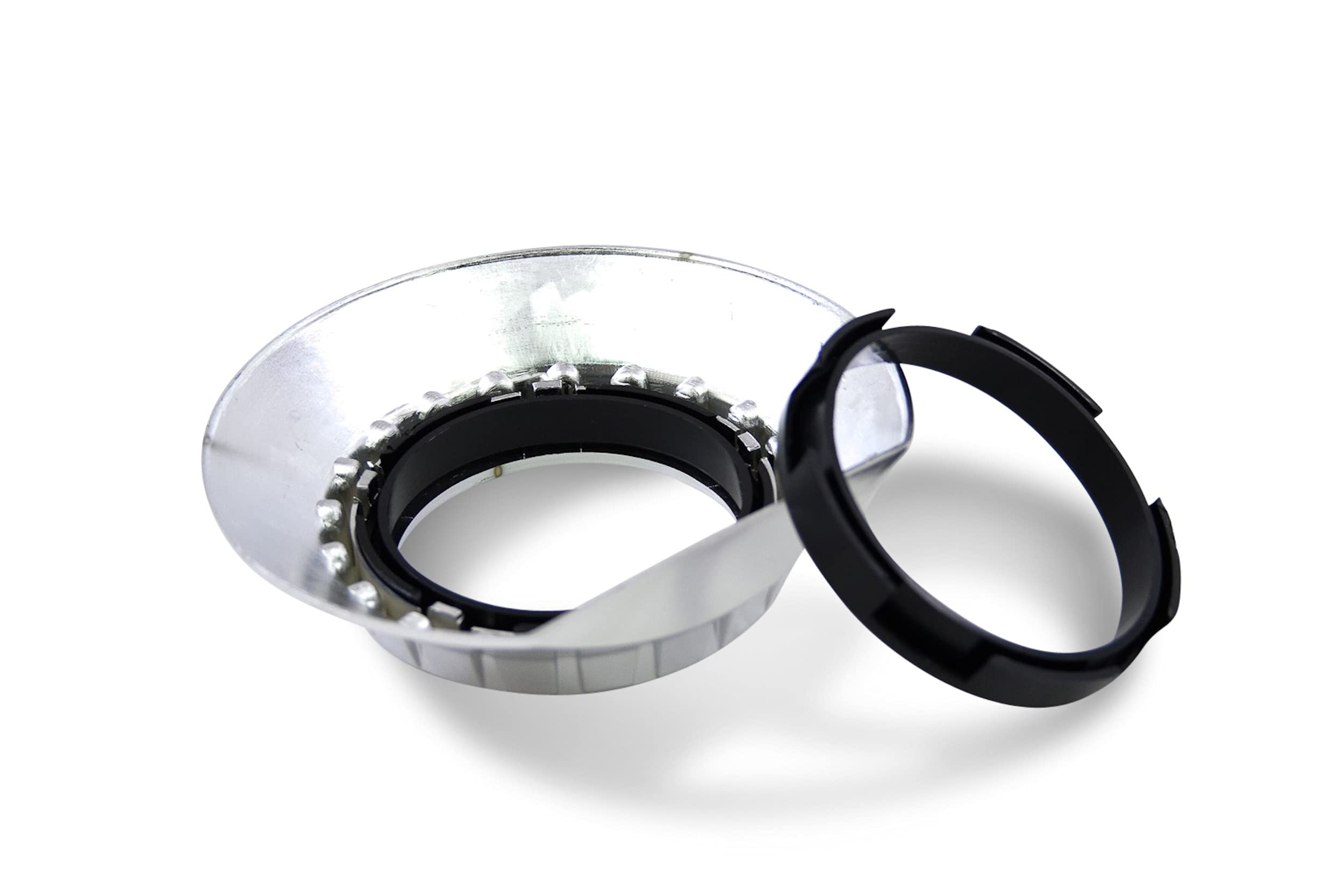 Centric Rings Morimoto Shroud for Mini H1 Projector Retrofit (2x S60)