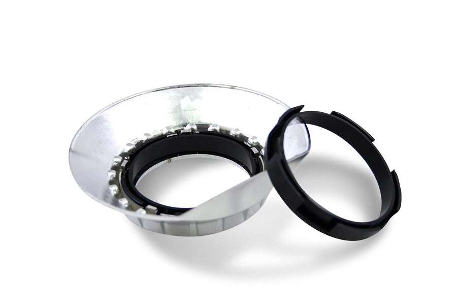 Centric Rings Morimoto Shroud for Mini H1 Projector Retrofit (2x S60)