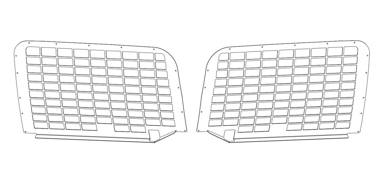 Defender Series Westin Automotive Window Guard Window Guard