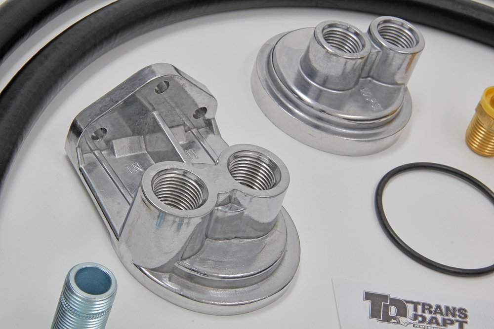 Oil Filter Relocation System Trans-Dapt Performance 1113