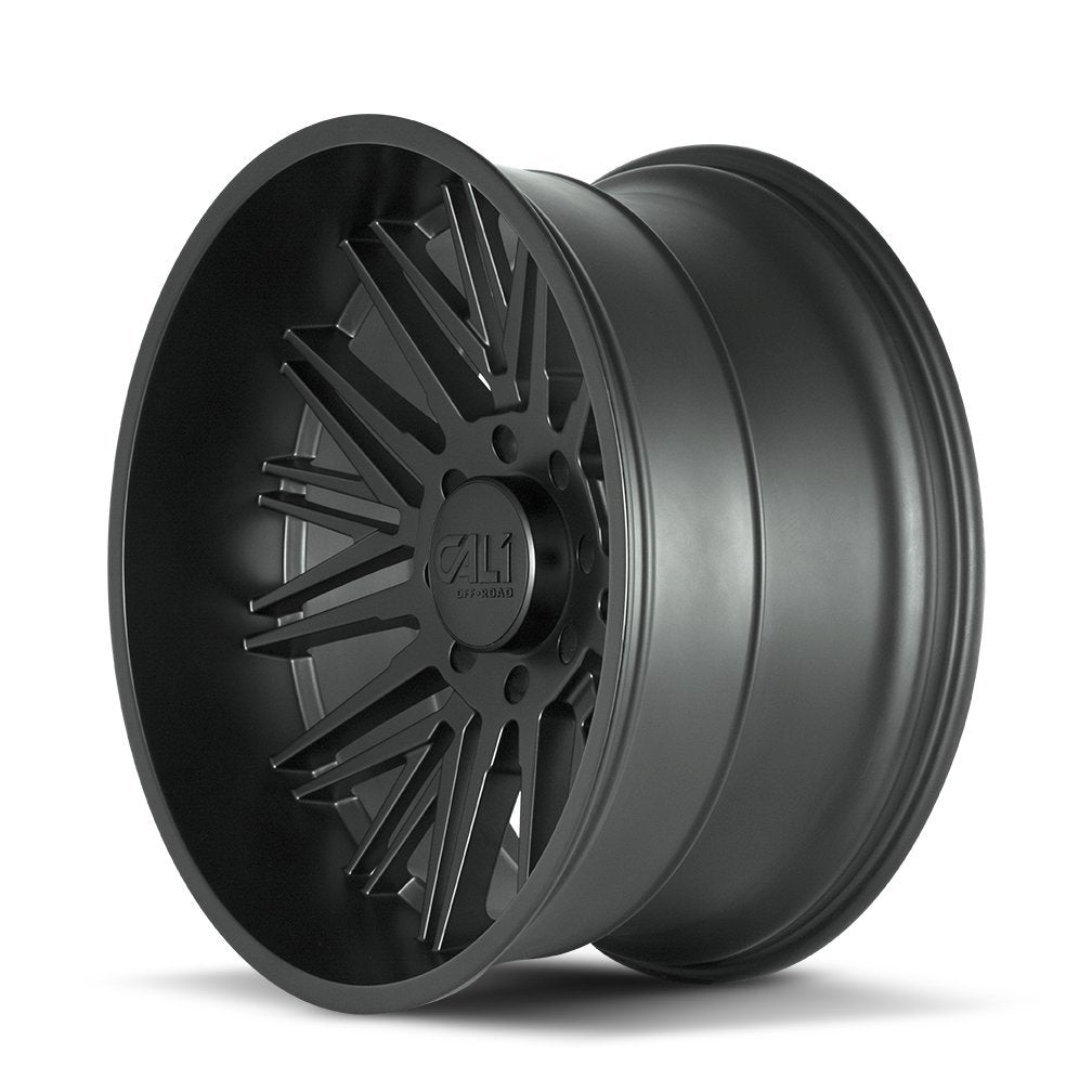 RAWKON CALIOFFROAD MATTE BLACK Wheel with Painted Finish (24 x 12. inches /5 x 127 mm, -51 mm Offset)