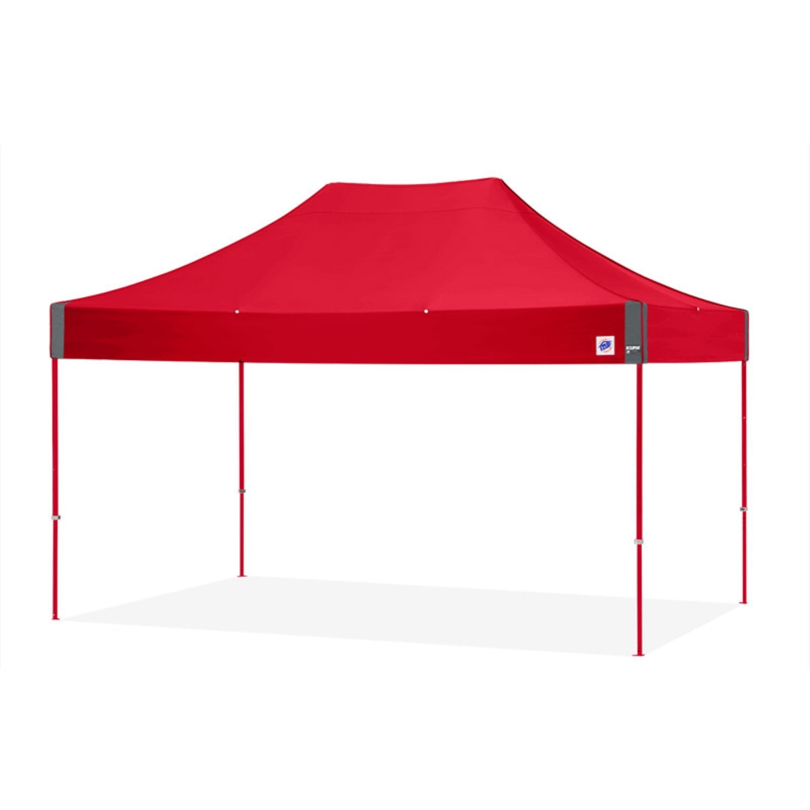 E-Z UP Instant Shelter Eclipse Canopy, 10' x 15', White Steel Frame and Professional Grade Royal Blue Top