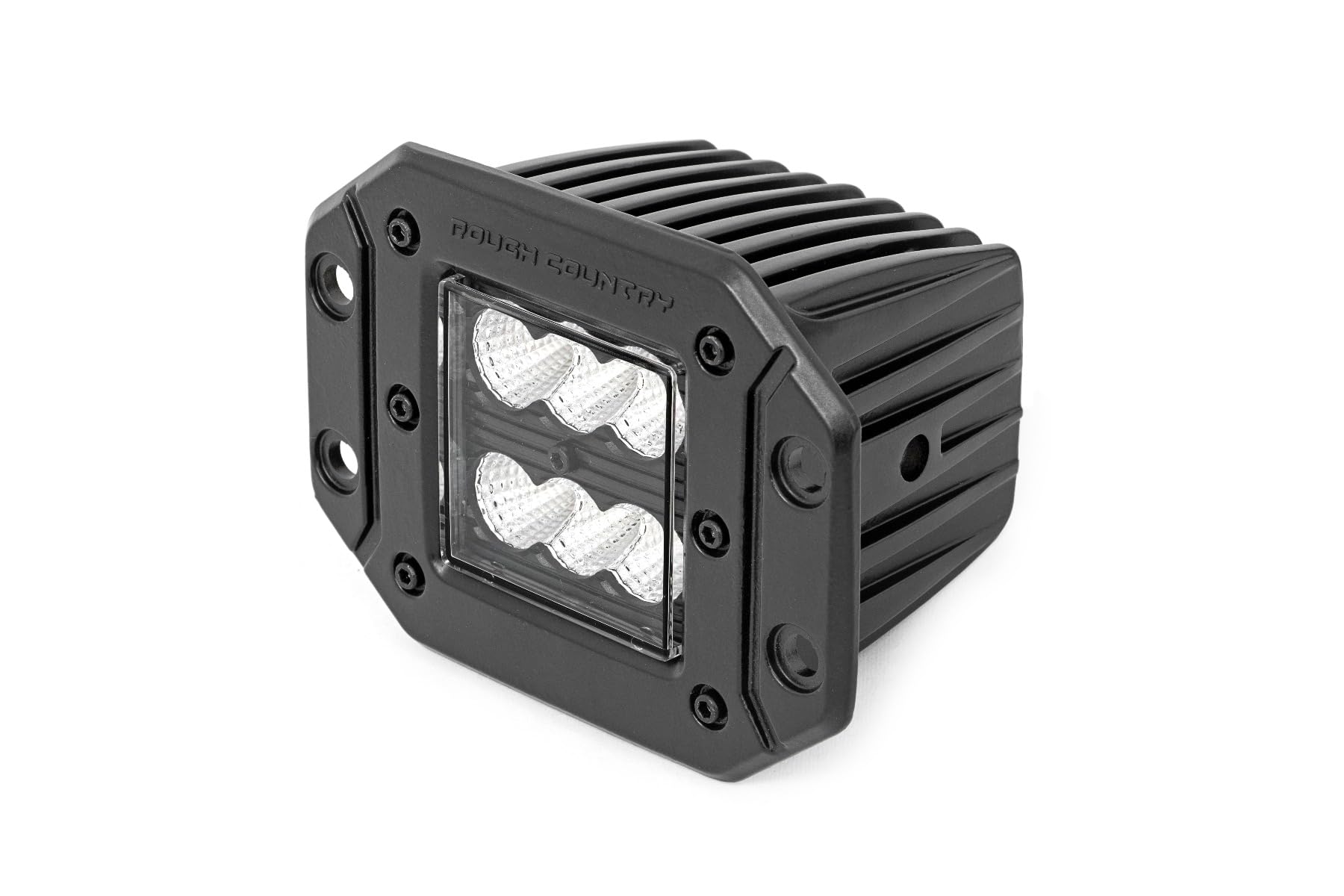 Rough Country 2" Cree Black Series Flush Mount LED Lights | Pair - 70113BL