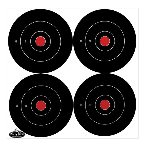 Dirty Bird Birchwood Casey 6 Bull's Eye Splattering Paper Targets