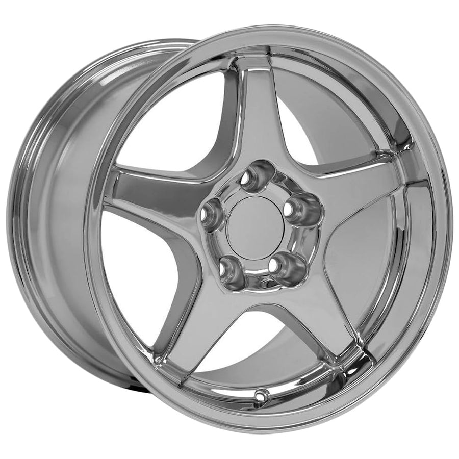 Chrome Wheel OE Wheels LLC CV01-17095-5475-56C Painted (17 x 9.5 inches /5 x 120 mm, 56 mm Offset)