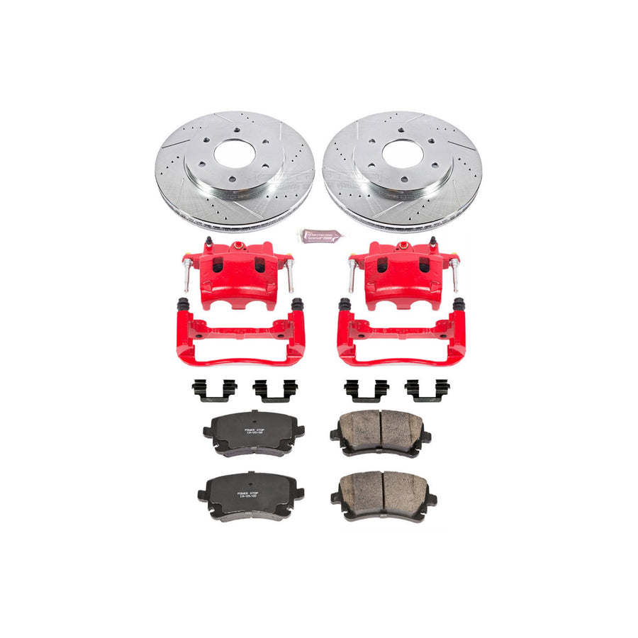 Power Stop Z23 Evolution Sport Brake Kit with Calipers For Armada Nissan 2005, Pathfinder Armada Nissan 2004, TITAN Nissan 2004-2005 [Model Specific]