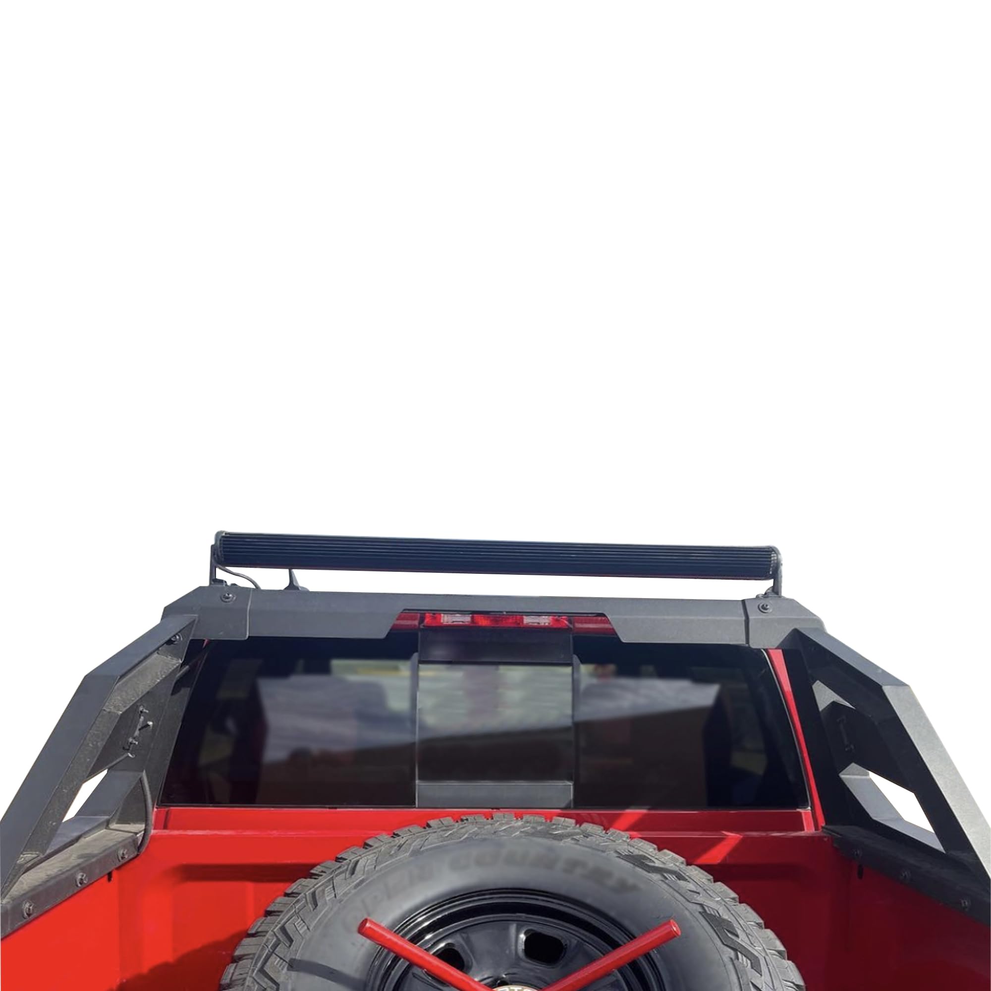 Armour Black Horse Roll Bar Matte Black Includes 1 40in LED Light Bar Compatible with 07-22 Silverado 1500|09-24 Ford F-150|07-24 Tundra|07-24 Sierra/Silverado 1500/2500/3500 HD|19-24 Ram 1500