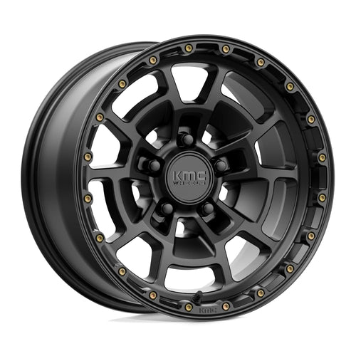 KMC Wheels KM718 17X8.5 Summit KM718 5X150 S-BLK 00MM