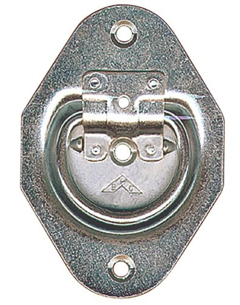 3-1/2" Keeper Recessed Oval Plate Anchor