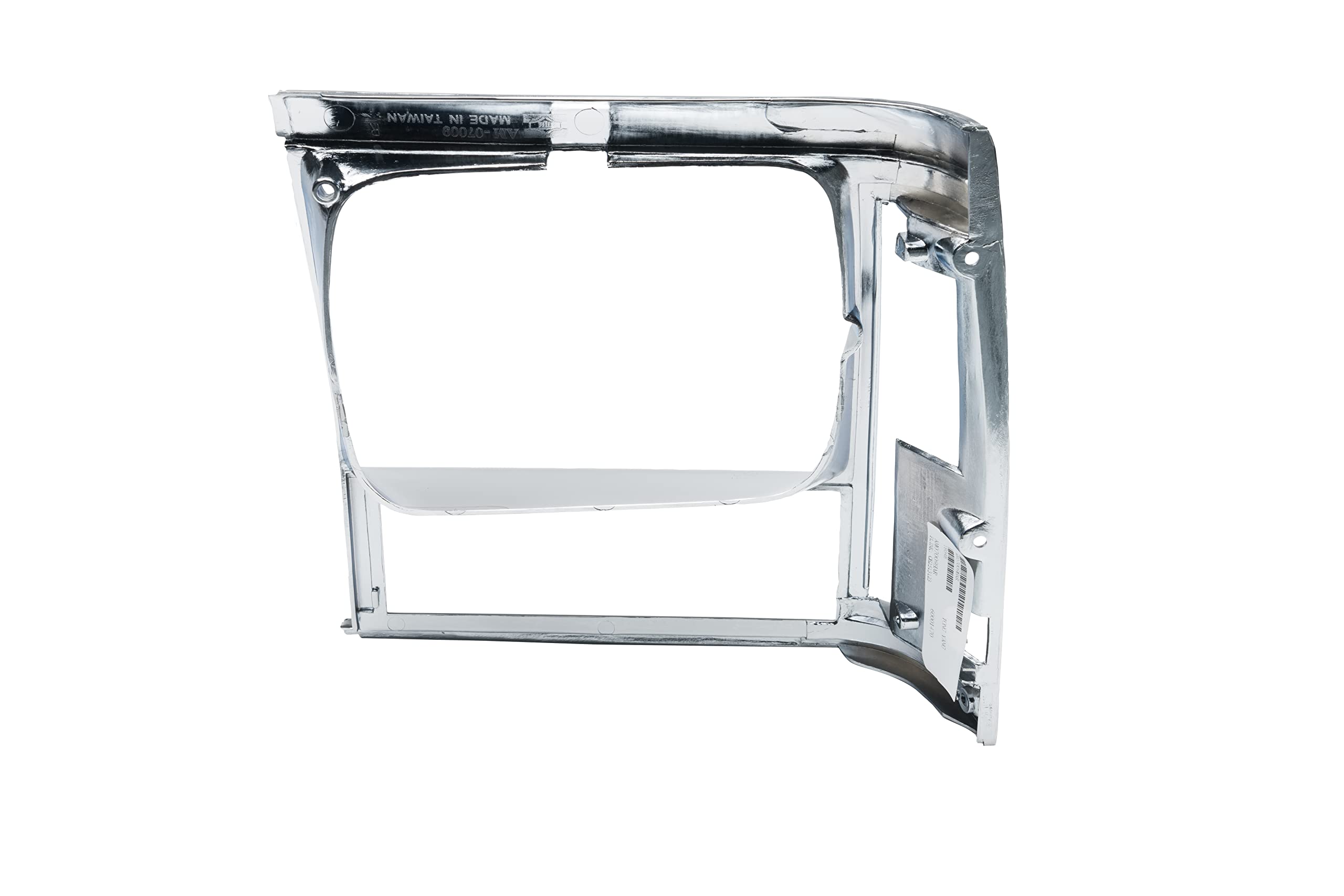 12419.14 | Omix | Right Headlight Bezel, Chrome | OE Reference: 55034078 | Fits 1991-1996 Jeep Cherokee XJ
