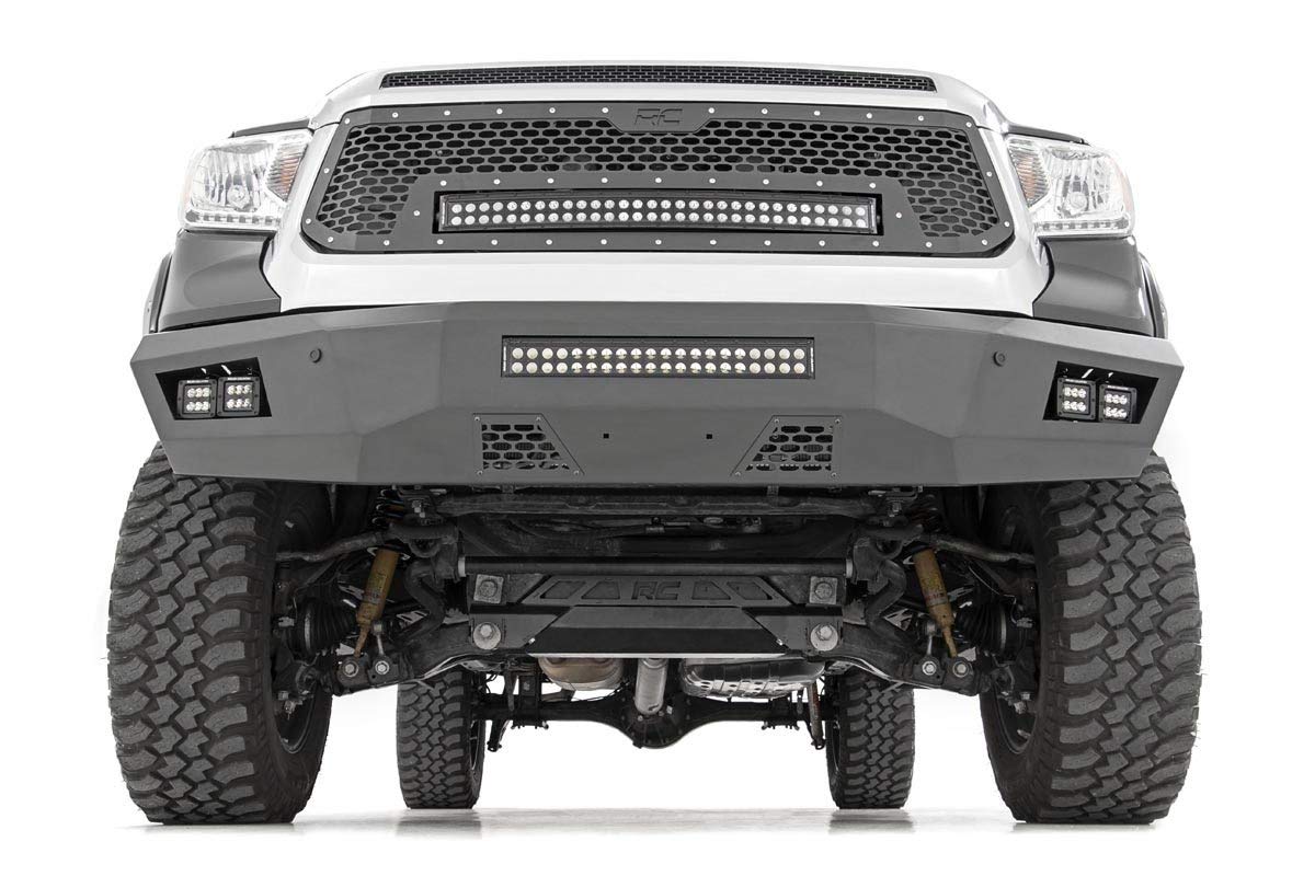 Rough Country Front Heavy Duty LED Bumper for 2014-2021 Toyota Tundra - 10777