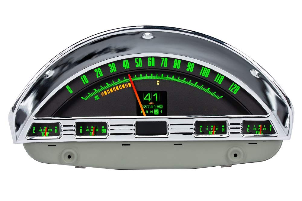 Dakota Digital Retrotech Gauge Instrument System RTX-56F-PU-X Compatible with 1956 Ford Pickup F100