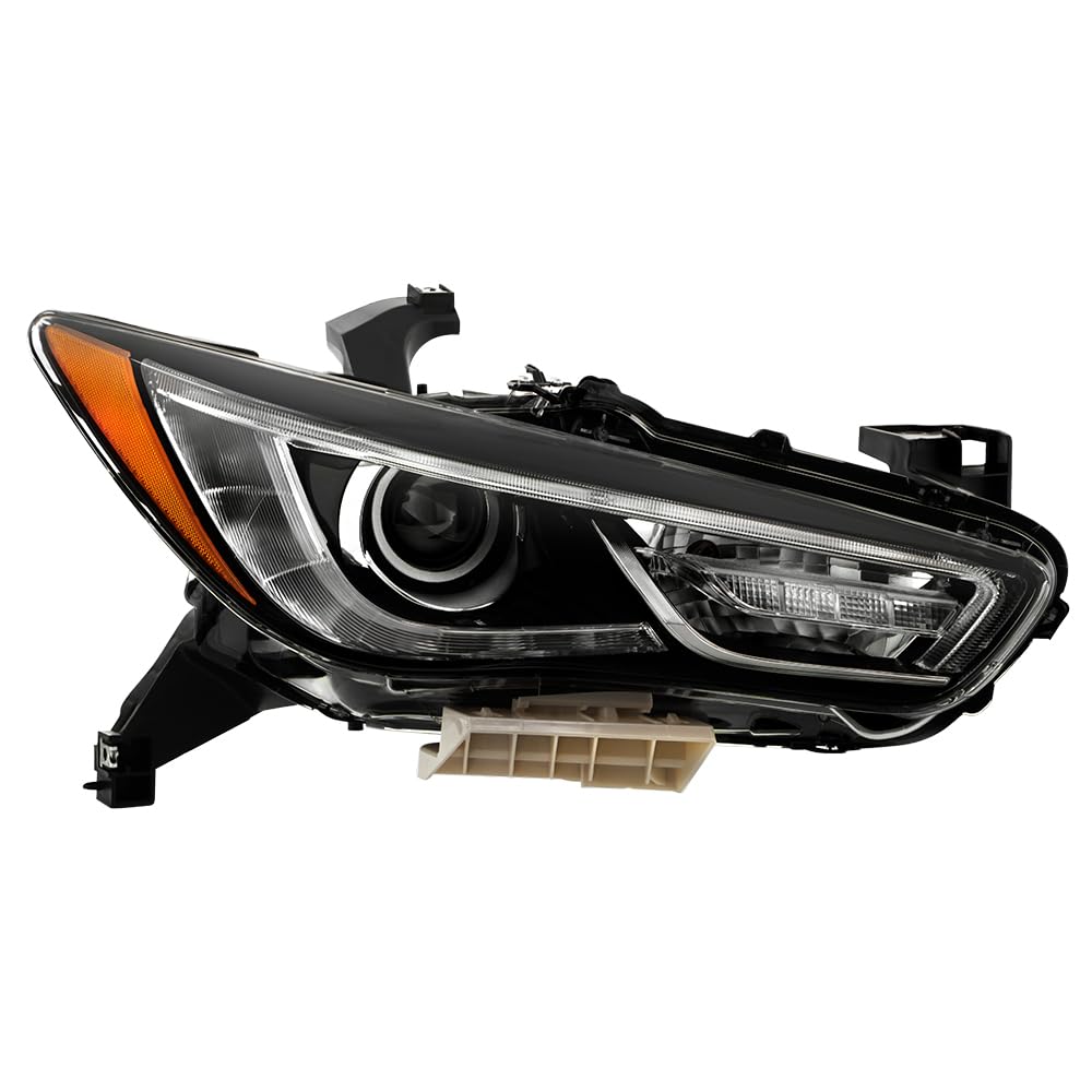Infiniti QX60 Spyder (OE) Xenon HID D2S (w/o Autolevel) LED DRL Projector Headlight - Low Beam-D2S(Not Included) ; High Beam-D2S(Not Included) ; Signal-7443NA(Included) - OE Right