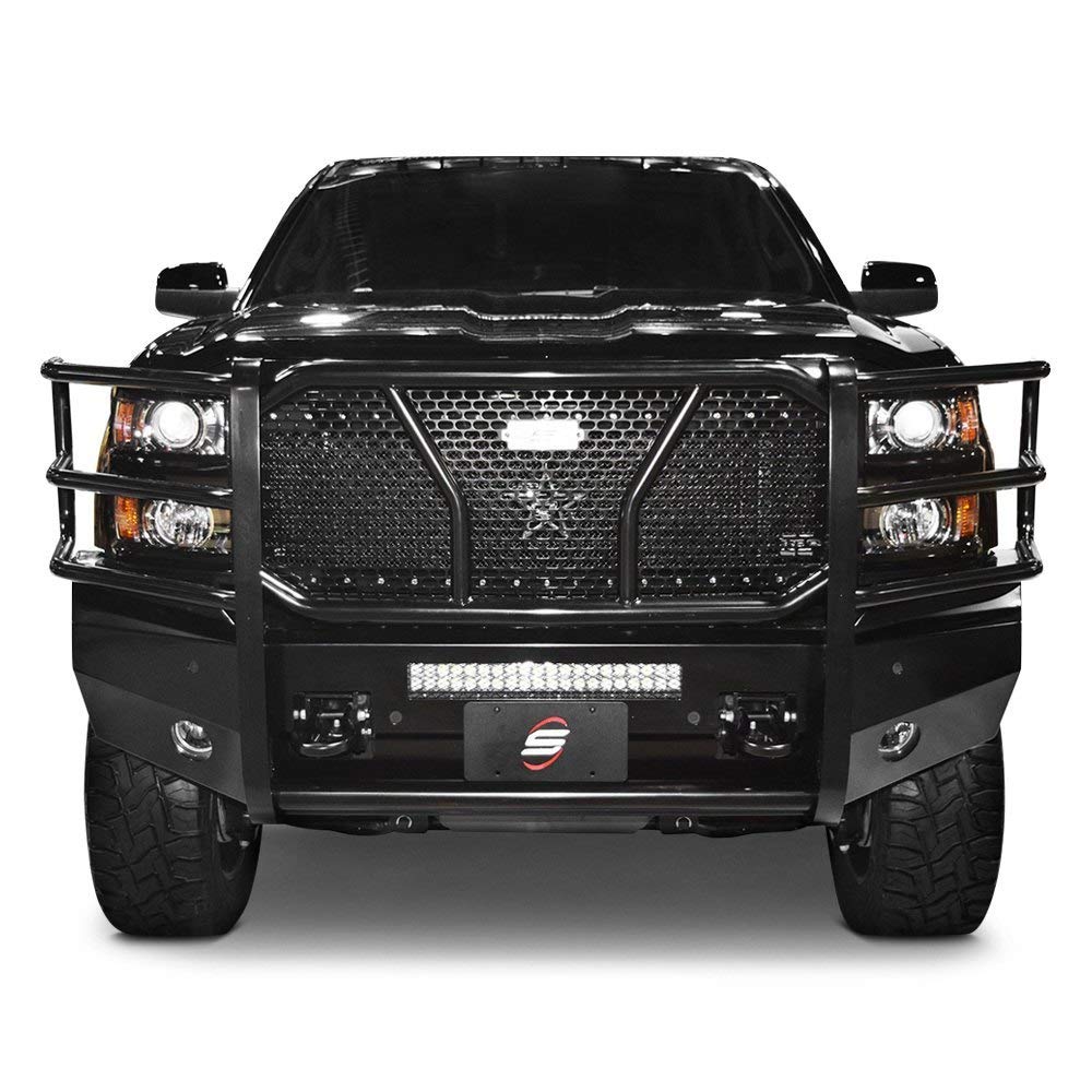 Front Replacement Bumper Steelcraft Automotive fits Nissan Titan XD, Black