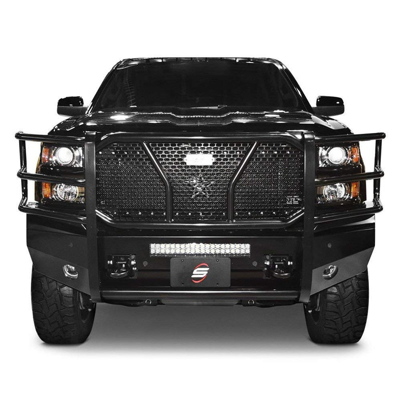 Front Replacement Bumper Steelcraft Automotive fits Nissan Titan XD, Black
