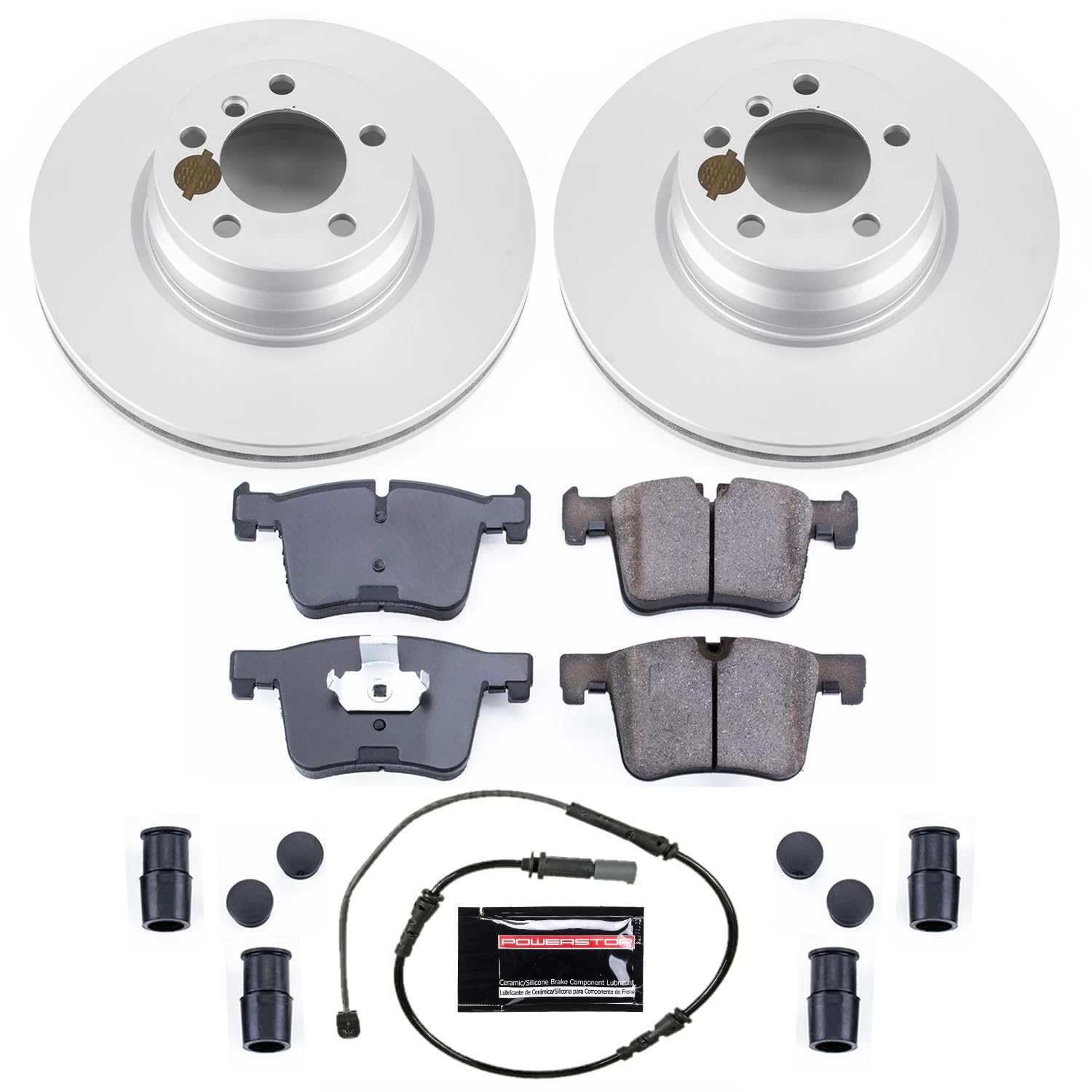 Power Stop Z23 Evolution Front Sport Coated Brake Kit For 228i, 228i xDr, 328i, 328i xDrive, 330e, 428i, 428i Gran Co, 428i xDrive, 428i xDrive Gran C [Model Specific]