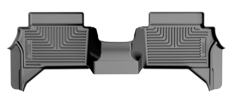 Weatherbeater Husky Liners Floor Mats | Fits 2024-2025 Toyota Tacoma - Hybrid, Double CAB ONLY | 2nd RowBlack, 1-pc | 19731