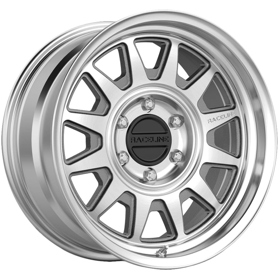 952MC Raceline Wheels AERO HD Machined Finish Wheel (17 x 9. inches /5 x 127 mm, -12 mm Offset)