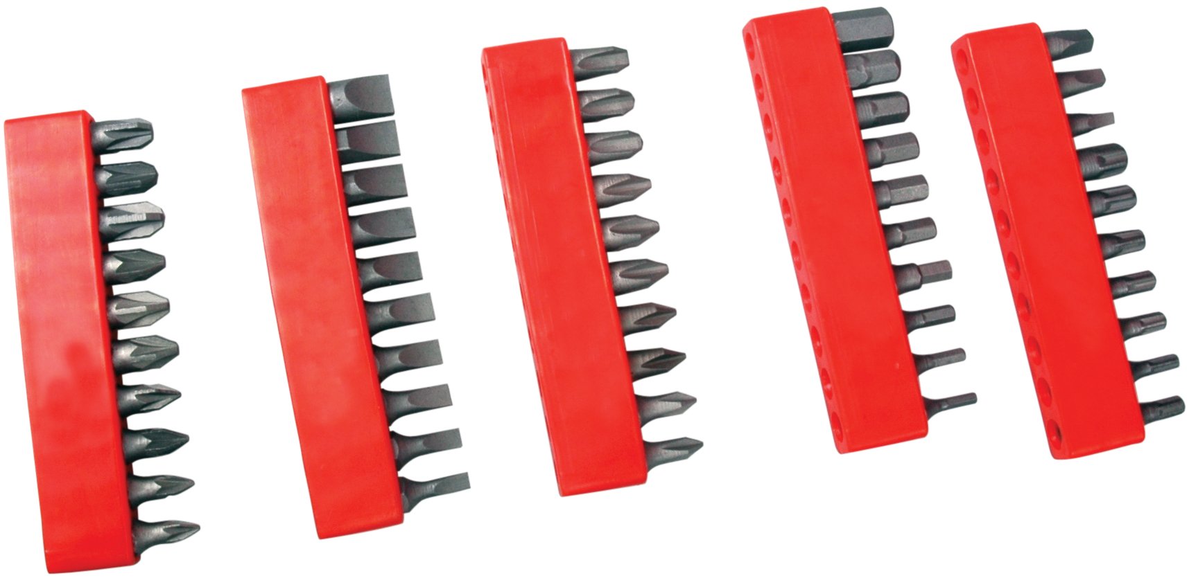 Screwdriver Set Performance Tool W1721 with Chrome Vanadium Blades, Magnetic Tips, and Zippered Organizing Pouch, Red (100-Piece)