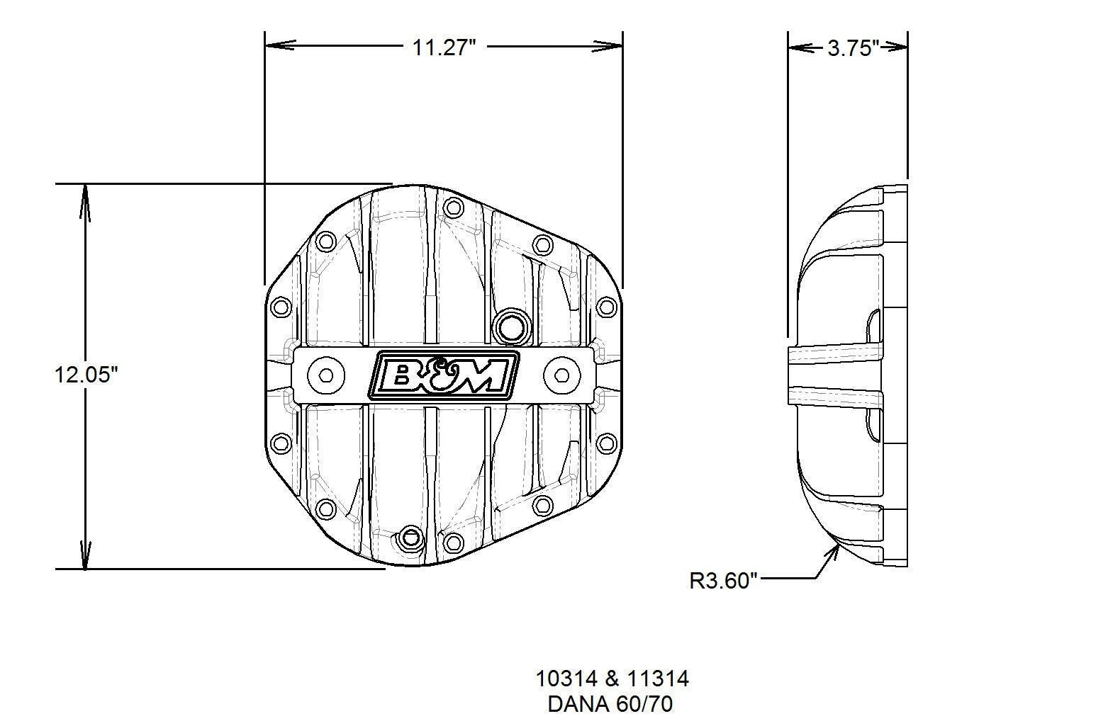 Differential Cover B&M 11314