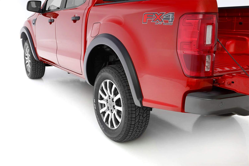 Lund Black SX133TB Sport Style Rear Fender Flares, Textured Finish for 2019 Ford Ranger SuperCrew & SuperCab