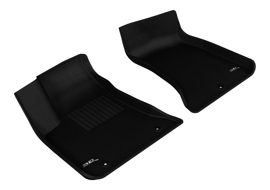 3D MAXpider Kagu Custom Fit Floor Mat (Black) Compatible with Dodge Charger RWD / Chrysler 300 RWD 2011-2023 - Front Row