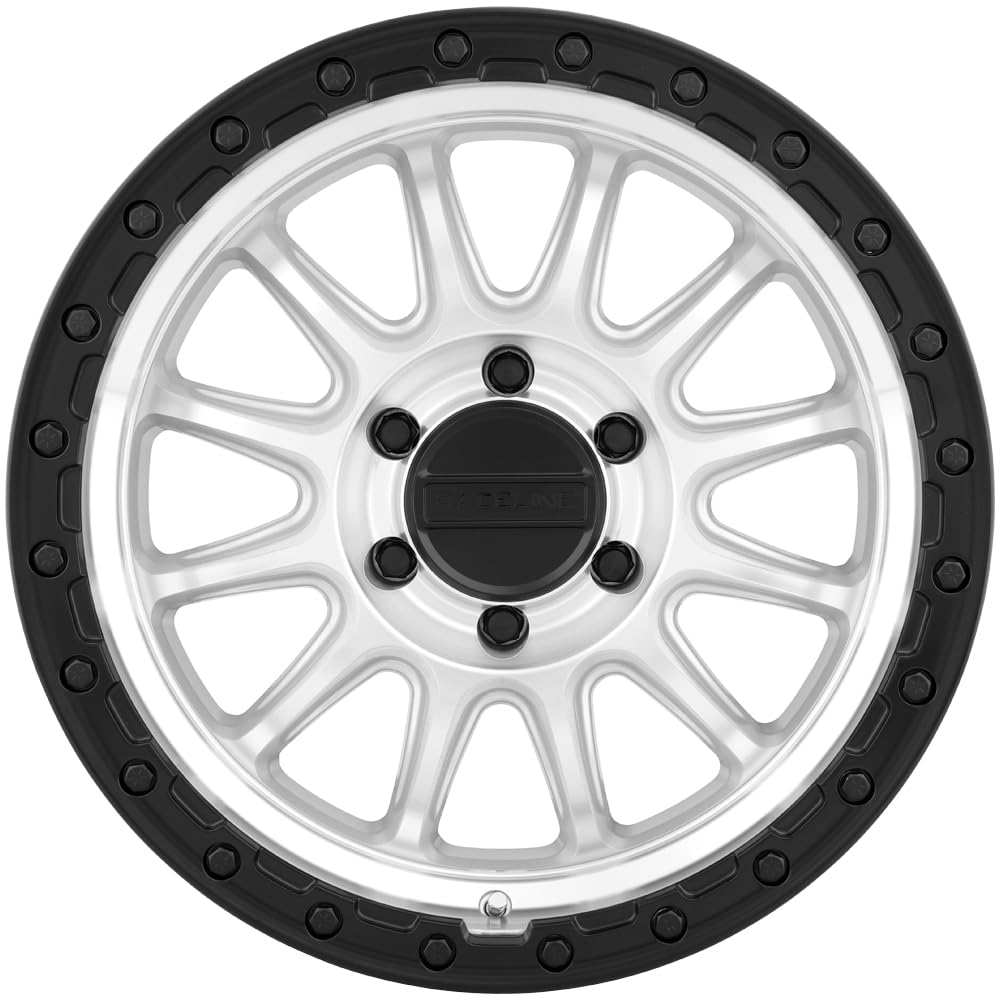 ALPHA MACHINED Raceline Wheels W/BLACK RING 18X9 8X180 +18mm