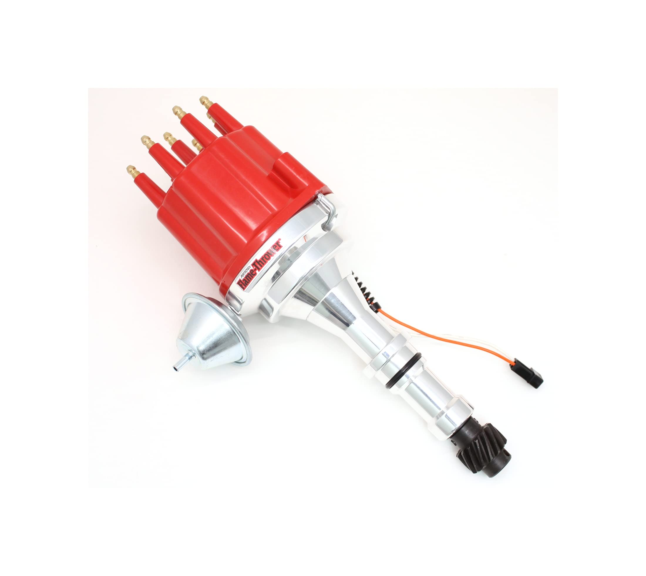 Billet Distributor Pertronix D351711 (Mag Trig Buick 215-350 Red Male cap)
