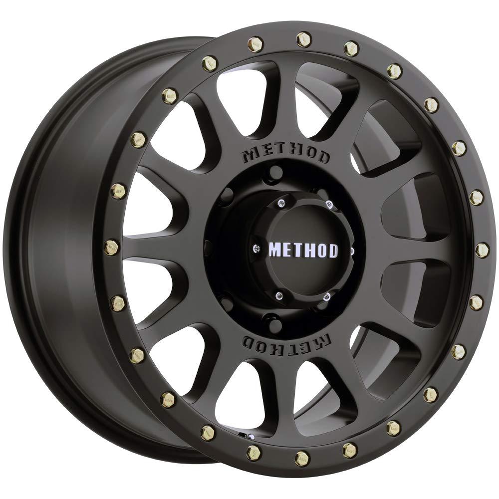 Black Method Race Wheels 305 NV Wheel with Matte (20 x 10. inches /8 x 180 mm, -18 mm Offset)