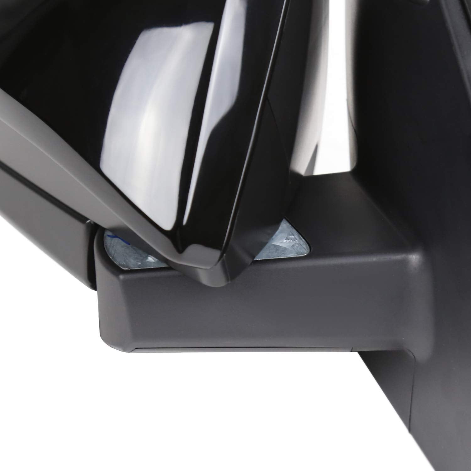 Power Heated Spec-D Tuning Glossy Black 7-Pin + LED Signal Right Passenger Side Mirror Compatible with Toyota RAV4 2013-2015