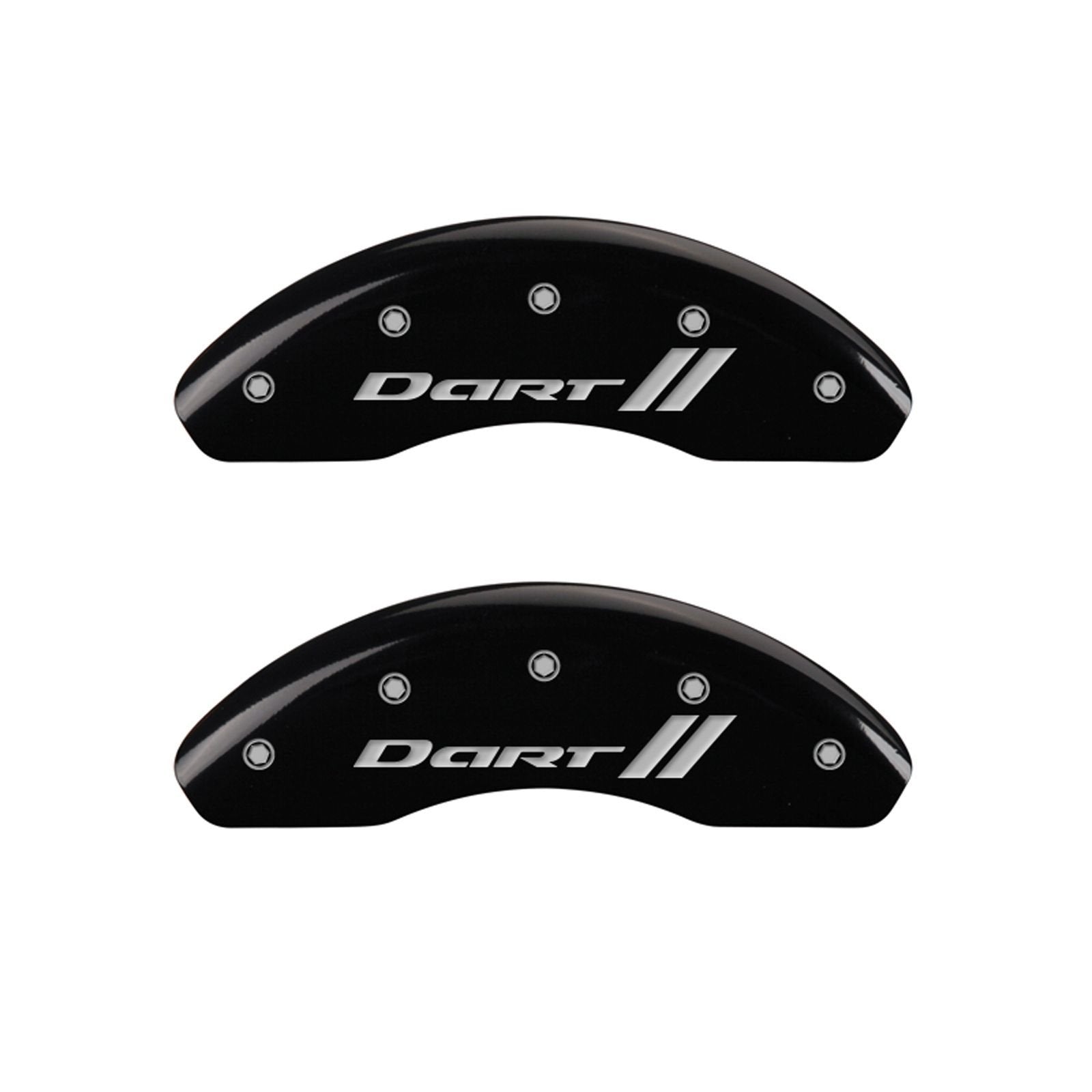 Caliper Covers MGP 12199SDRTBK with Black Powder Coat Finish, (Set of 4)