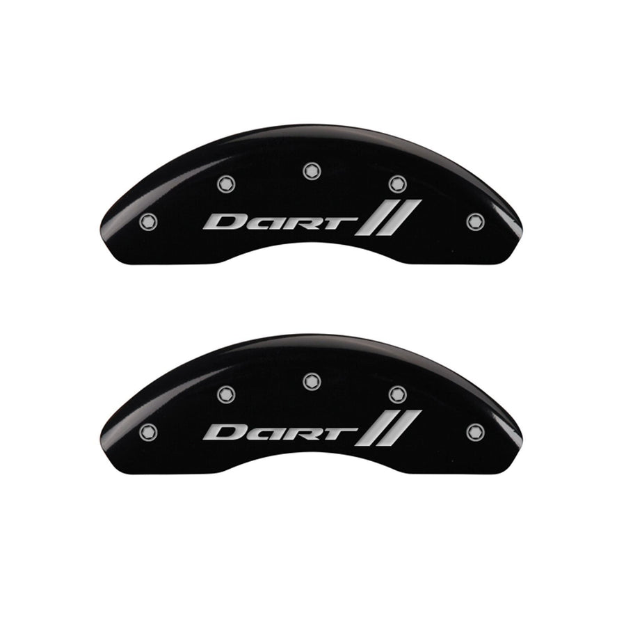Caliper Covers MGP 12199SDRTBK with Black Powder Coat Finish, (Set of 4)