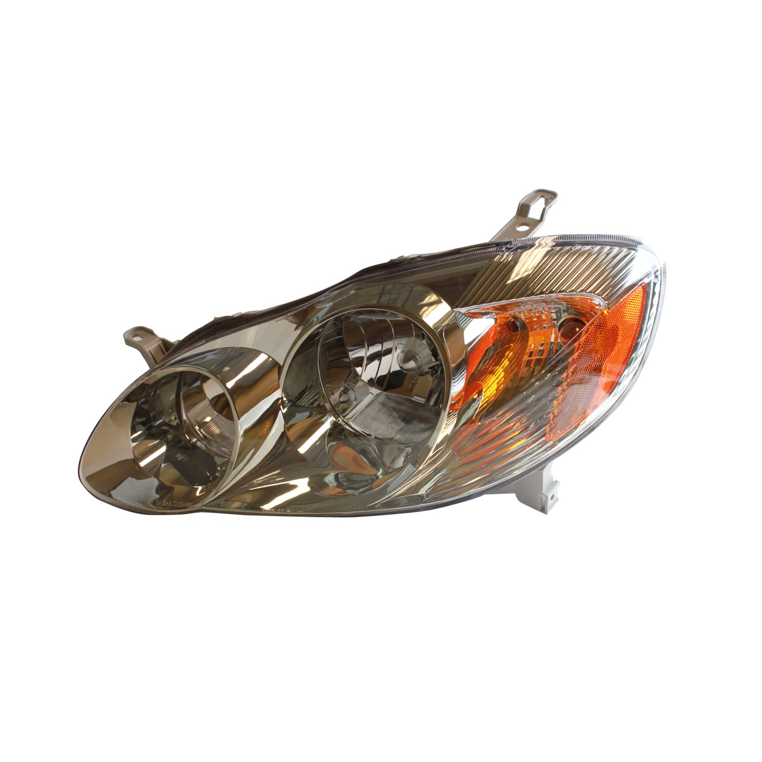 Left TYC Headlight Assembly Compatible with 2003-2004 Toyota Corolla