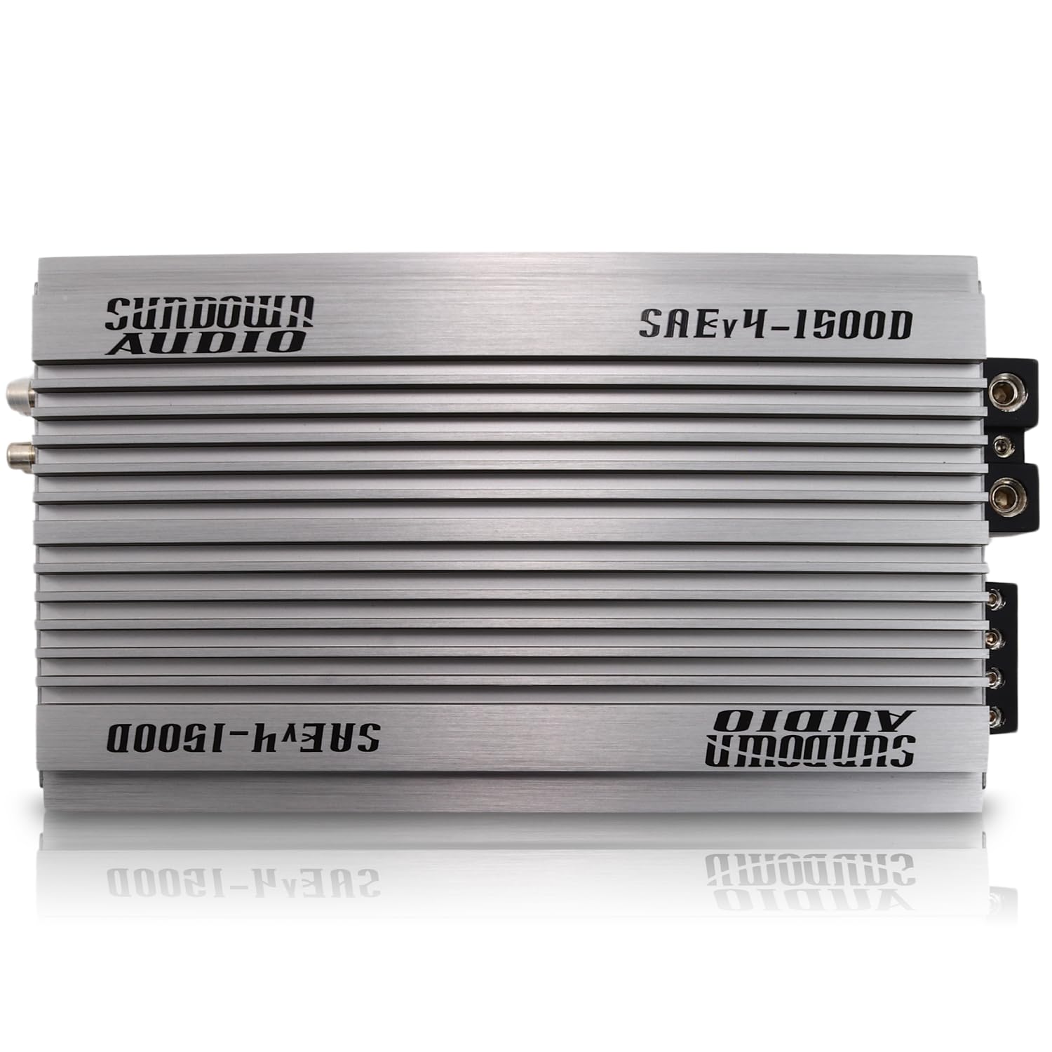 Sundown Audio Class D SAEv4-1500D Monoblock Amplifier - 1500W RMS @ 1? - High-Power Car Subwoofer Amp with Dual MOS-FET, Advanced Filters, Heavy Duty Heat Sink, & Remote Bass Control