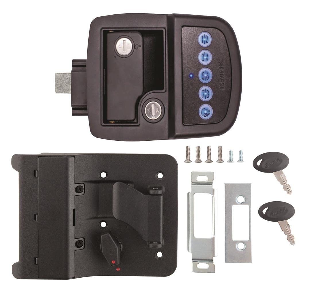 Bauer 013-5091 Keyed-A-Like Bluetooth Electric Towable Lock - RH,Black Products