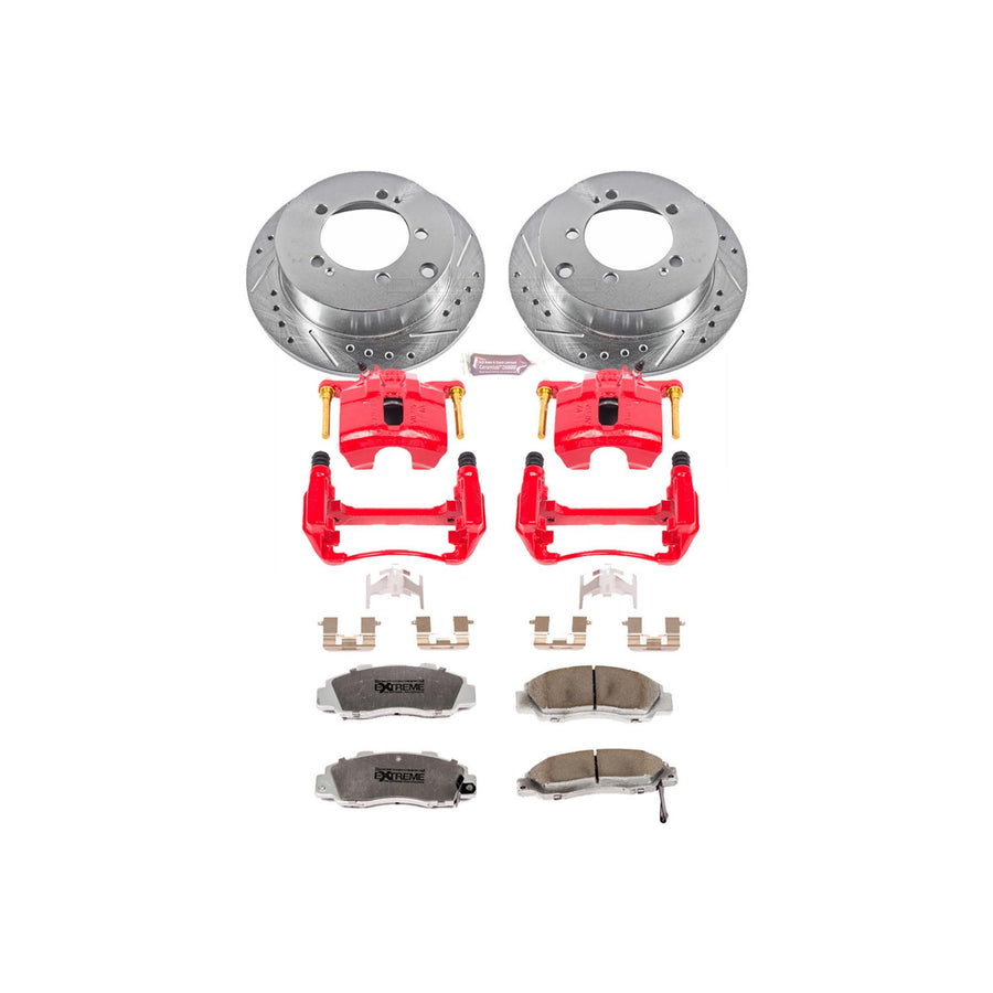 Power Stop Front KC1237-26 Z26 Street Warrior Brake Kit For Acura CL 1998-1999 [Model Specific]