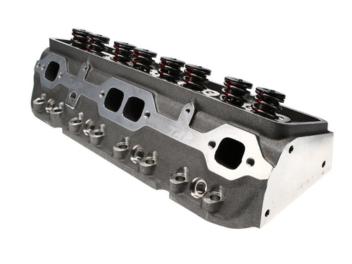 SHP Dart Cylinder Head, Assembled, 2.020/1.600 in Valve, 200 cc Intake, 64 cc Chamber, 1.437 in Springs, Straight Plug, Aluminum