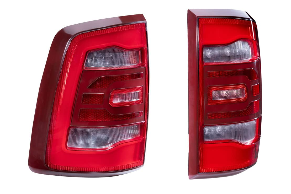 GTR Lighting LED Carbide Taillights Fits Dodge Ram 09-18 Plug and Play Aftermarket Housings (GTR.TL05)