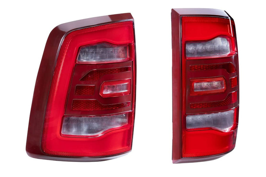 GTR Lighting LED Carbide Taillights Fits Dodge Ram 09-18 Plug and Play Aftermarket Housings (GTR.TL05)