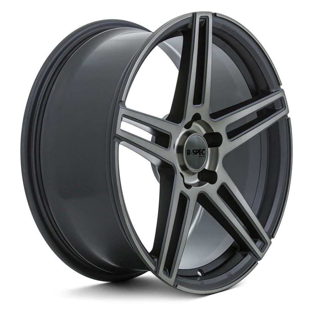 Custom RTX MYSTIQUE Wheel - 18x8, 30 Offset, 5x120.65 Bolt Pattern, 74.1mm Hub - Satin Black with Machined Bronze Face Rim