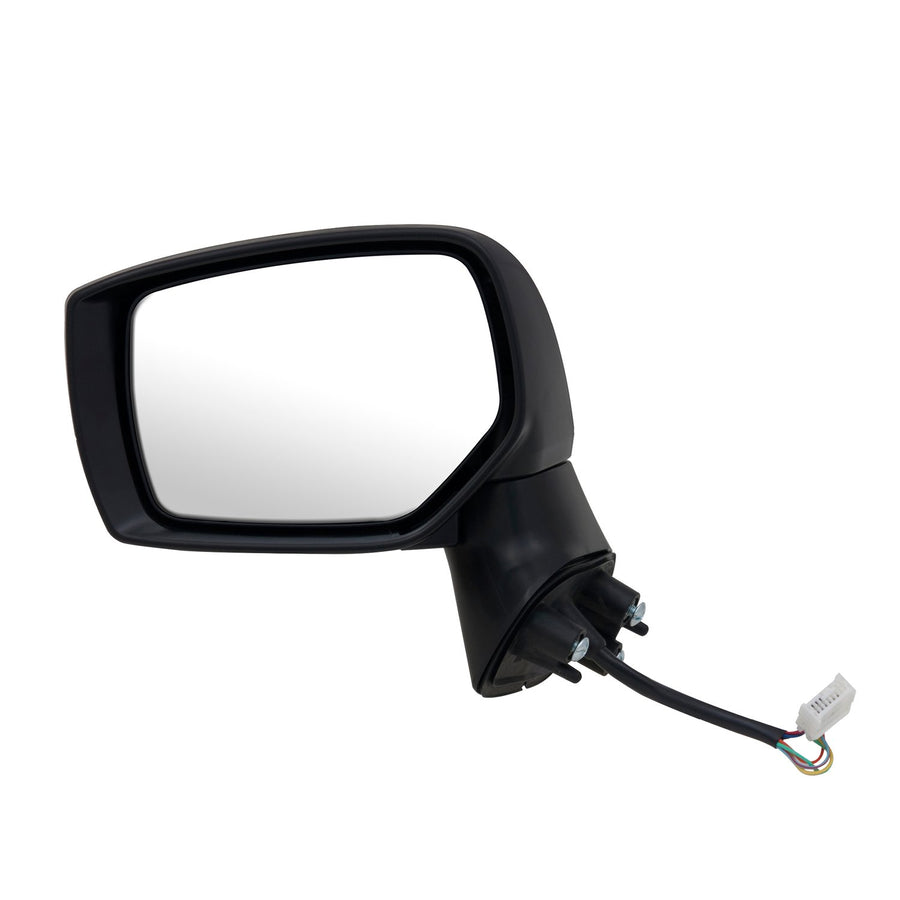 Mirror Driver Side for Subaru Outback/Legacy, Textured Black w/PTM Cover, Foldaway, w/o Blind spot Detection, w/o Chrome Trim Level, Heated Power