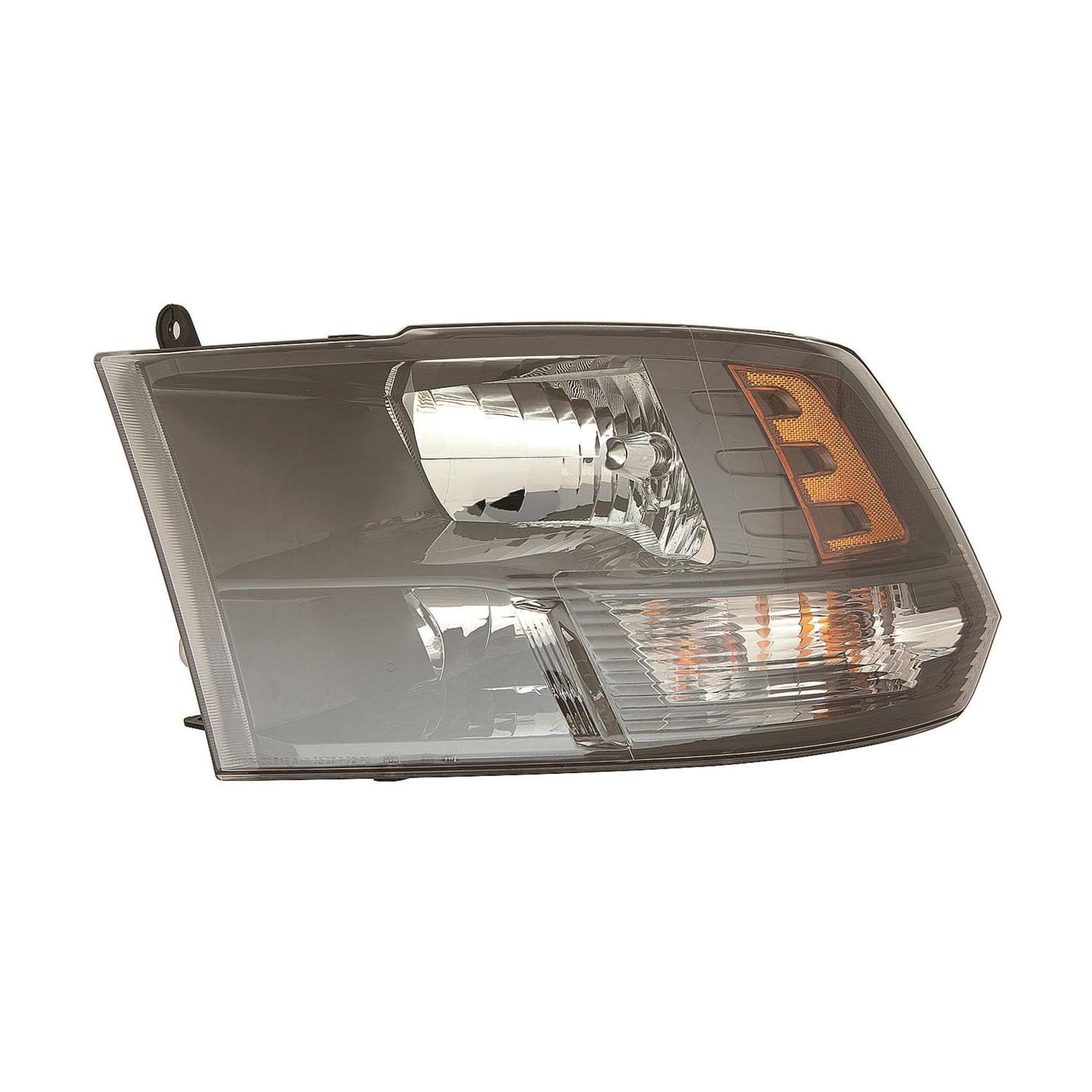 DOT Certified ACK Lamp For RM Ram 1500 Pickup/CLASIC 15-22 / R-2500/3500 2013 14 15 16 17 2018 Halogen Headlight STD BLK BEZEL Driver Side | 68270497AE | CH2518149
