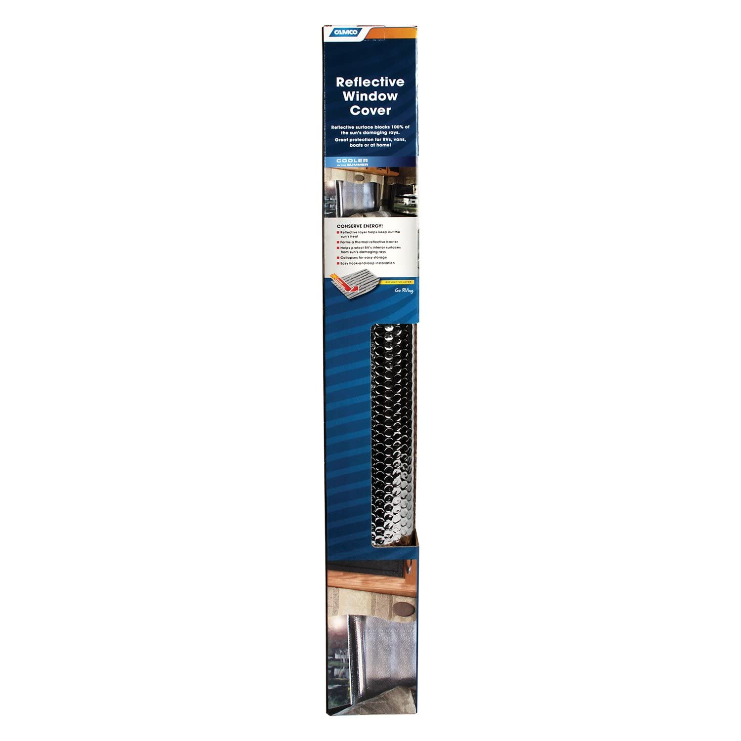 50" x 30" Camco SunShield Reflective Window Cover 45162