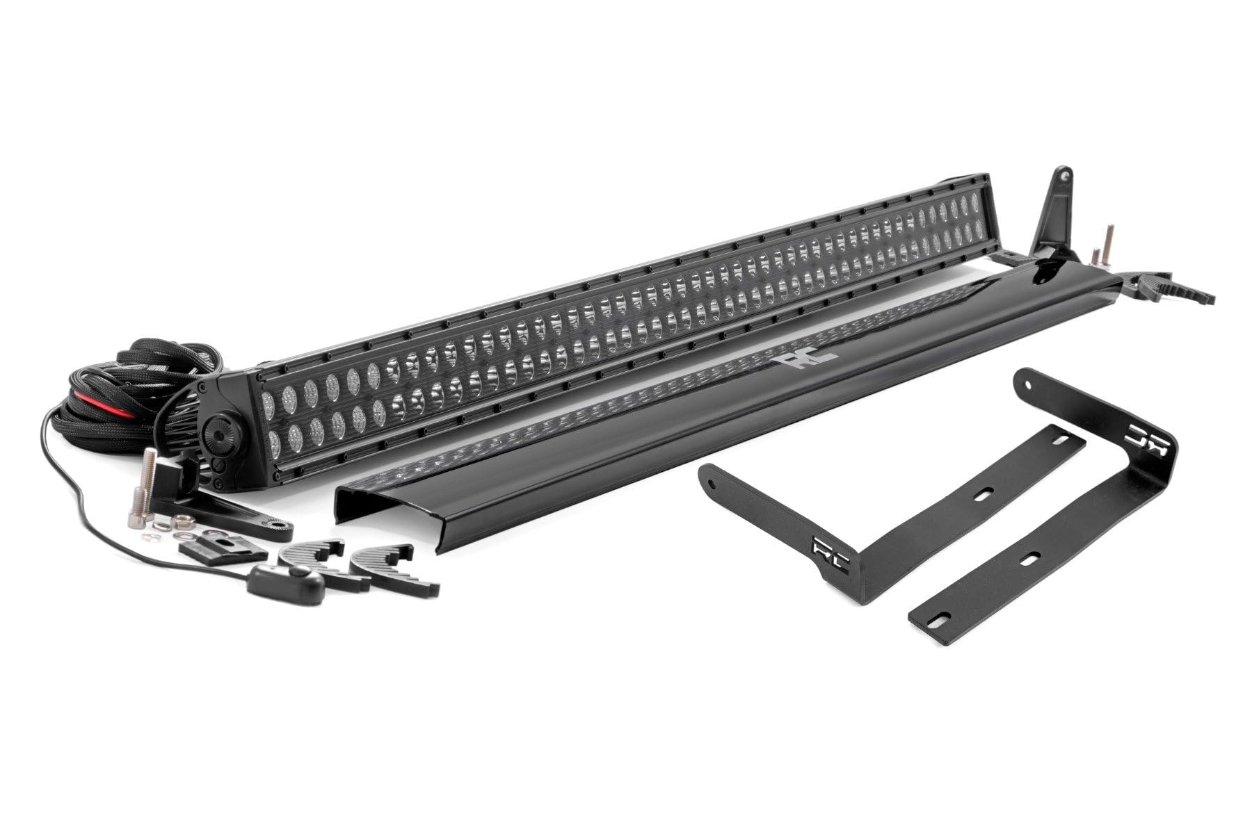 50" Rough Country Black Series LED Light Bar Kit for Kubota RTV-X900/1100C