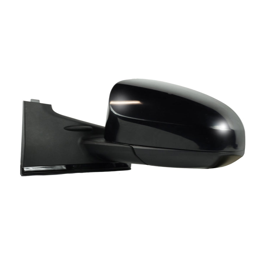 Mirror Driver Side for Toyota Yaris Hatchback CE, L, LE Models, France Built, Textured Mount, w/PTM Cover, w/Textured Strip on Bottom Mount, Foldaway, Manual