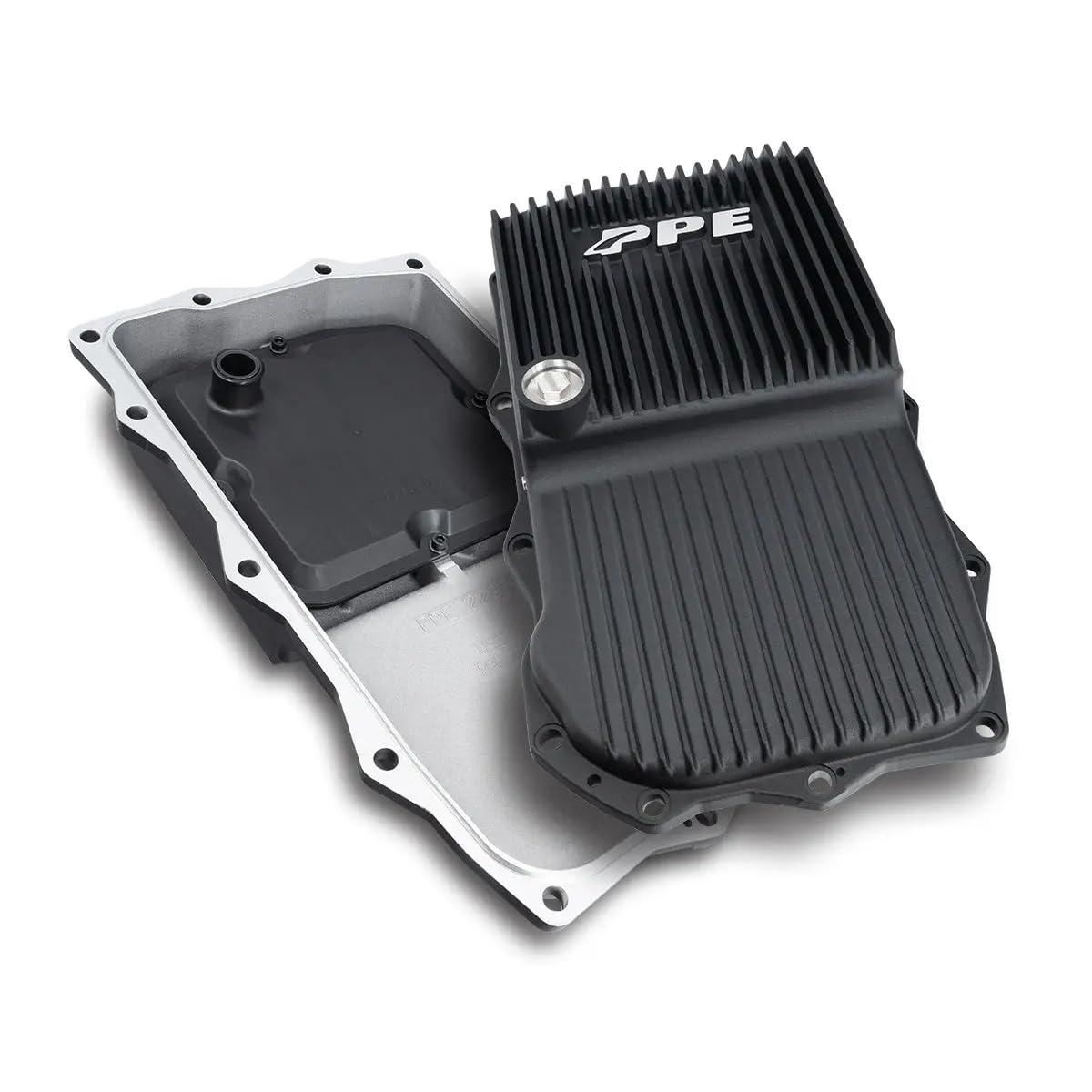 Heavy-Duty Cast Aluminum PPE Transmission Pan (Raw) 228053000 Compatible with Ram 2013-2021+ 5.7L V8 Gas, 3.0L EcoDiesel or Dodge 2015-2021+ Challenger/Charger 5.7L V8, 6.4L V8 Gas with 8HP70/8HP75