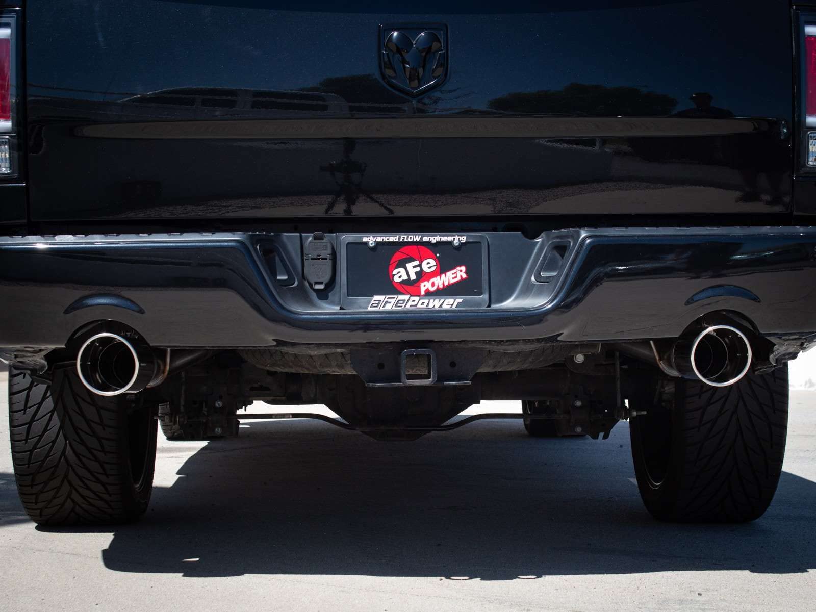 Gemini XV aFe POWER 49-32083-P Cat-Back Exhaust System w/Cut-Out, 3" 304 Stainless Steel, Polished Tips, for 2009-2019 Dodge/RAM 1500